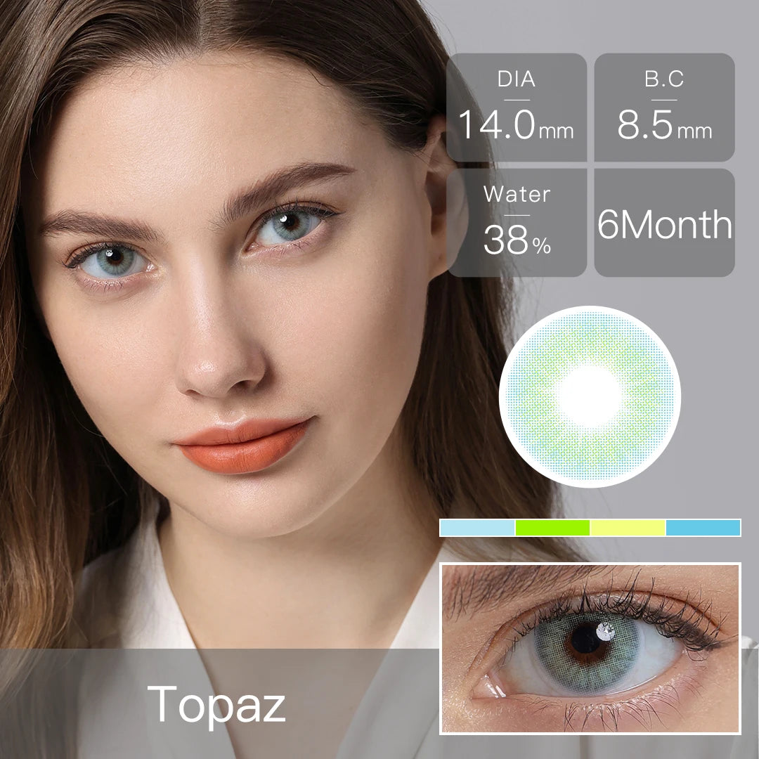 Topaz Colored Contacts